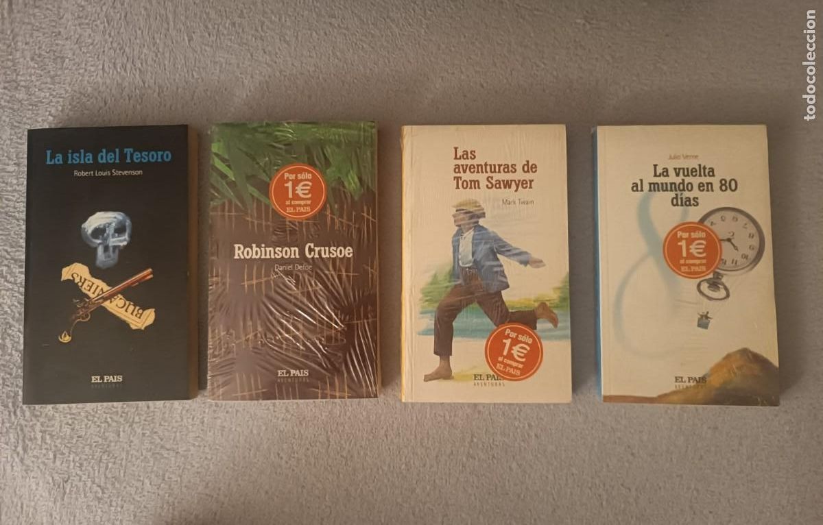 Libros de segunda mano: Lote 4 Primeros Libros Coleccion Aventuras El Pais - &iexcl;3 PRECINTADOS DE FABRICA!