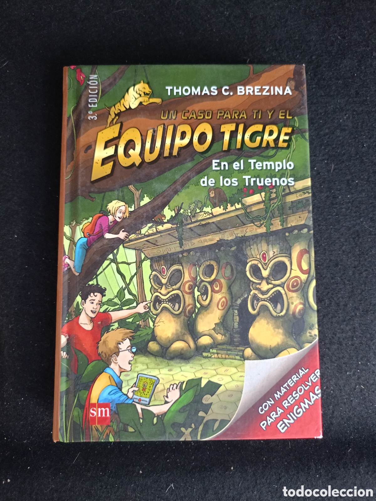 Libros de segunda mano: LIBRO JUEGO UN CASO PARA TI Y EL EQUIPO TIGRE EN EL TEMPLO DE LOS TRUENOS - OJO 3&ordf; EDICI&Oacute;N