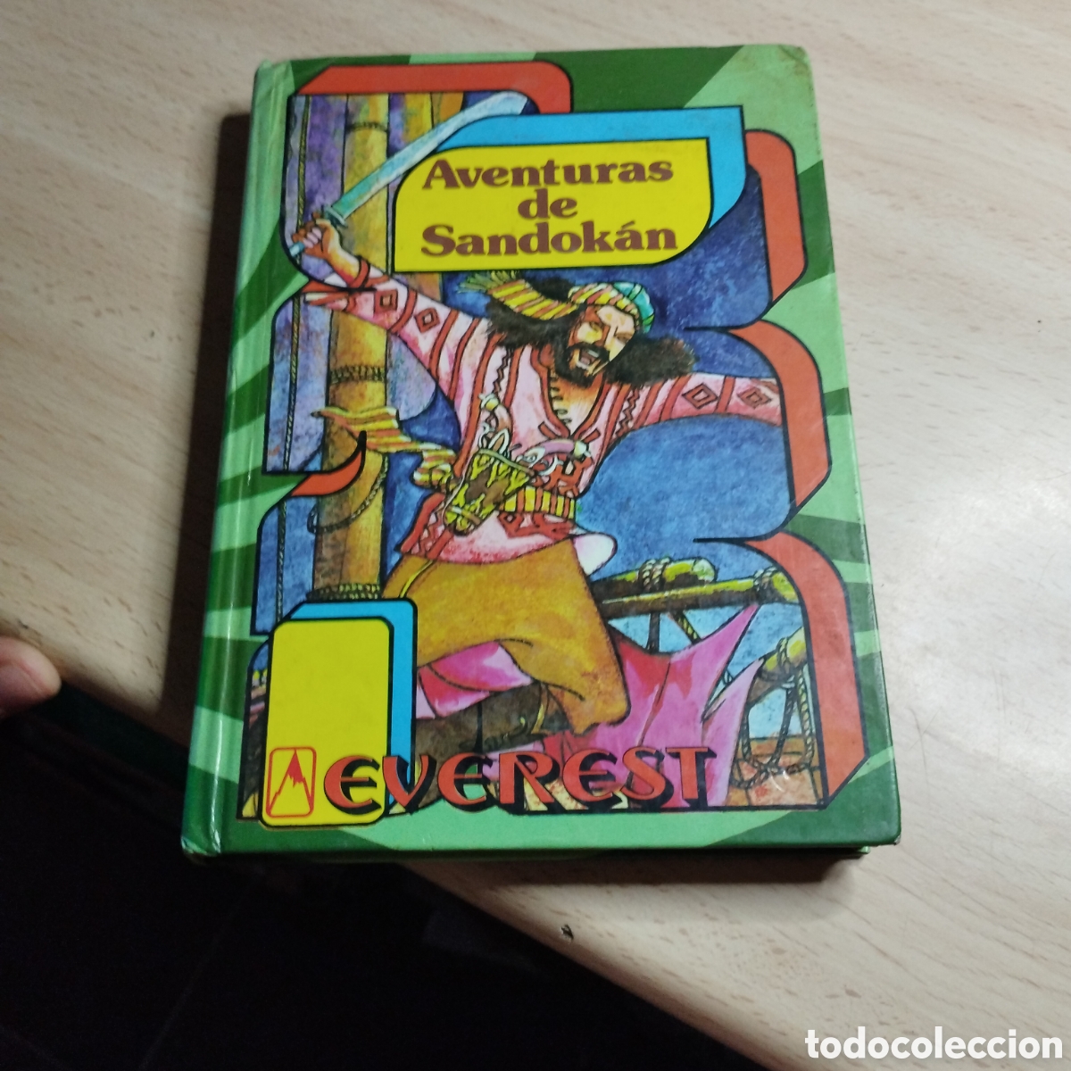 Libros de segunda mano: Aventuras de Sandok&aacute;n. Emilio Salgari. 1980. Everest. Nautilus