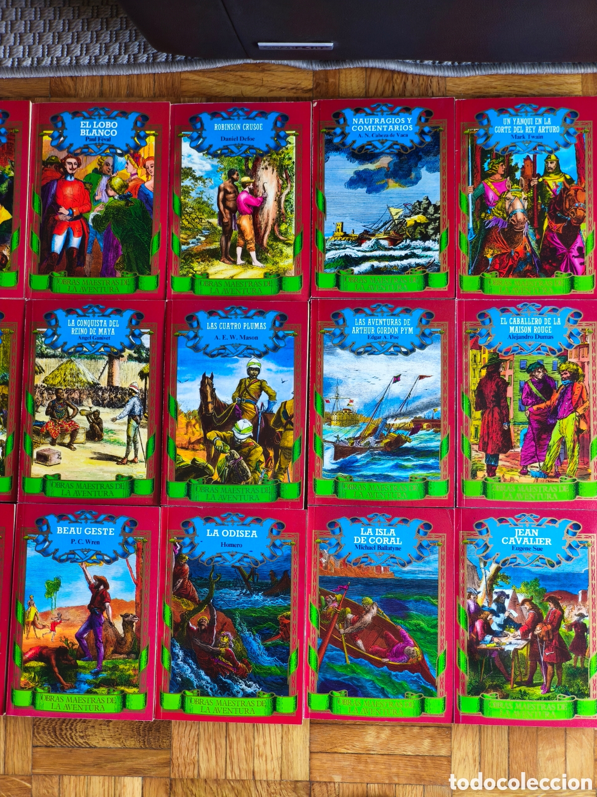 Libros de segunda mano: Megalote de 48 libros obras maestras de aventuras (1987).