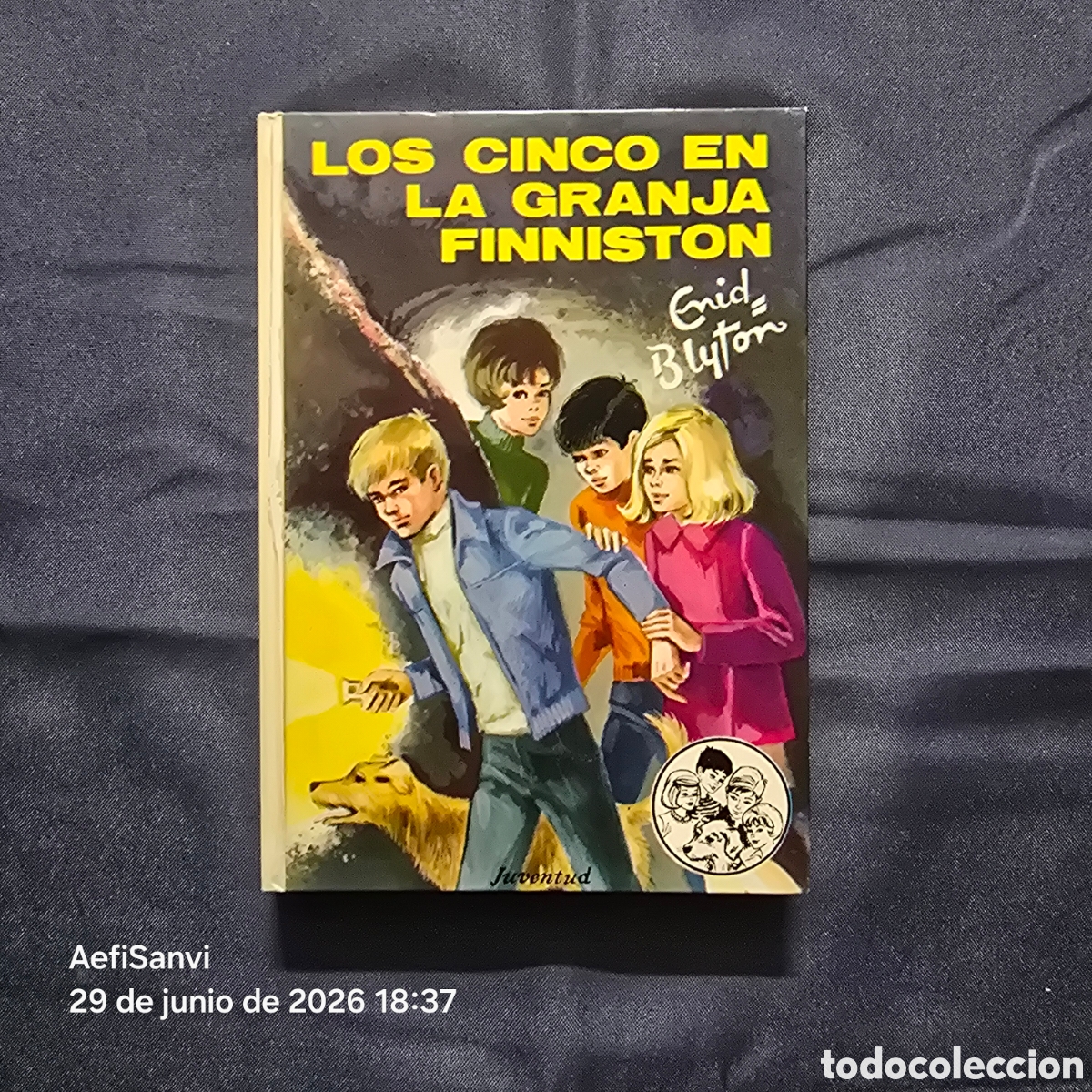 Libros de segunda mano: LOS CINCO 37: LOS CINCO EN LA GRANJA FINNISTON (ENID BLYTON) (JUVENTUD)