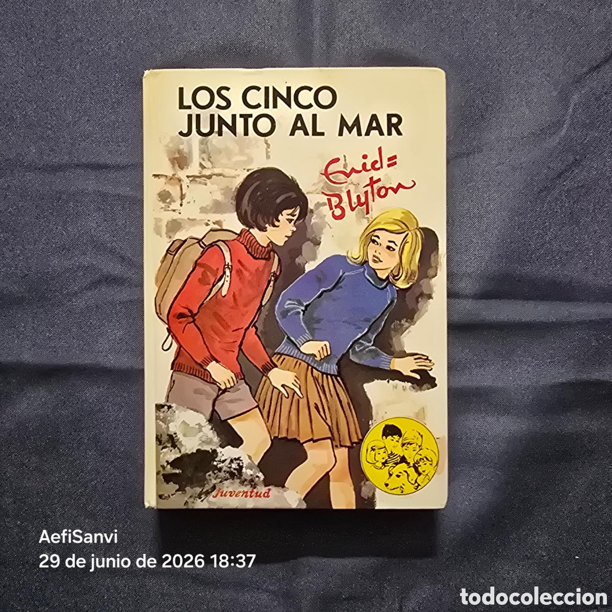 Libros de segunda mano: LOS CINCO 35: LOS CINCO JUNTO AL MAR (ENID BLYTON) (JUVENTUD)