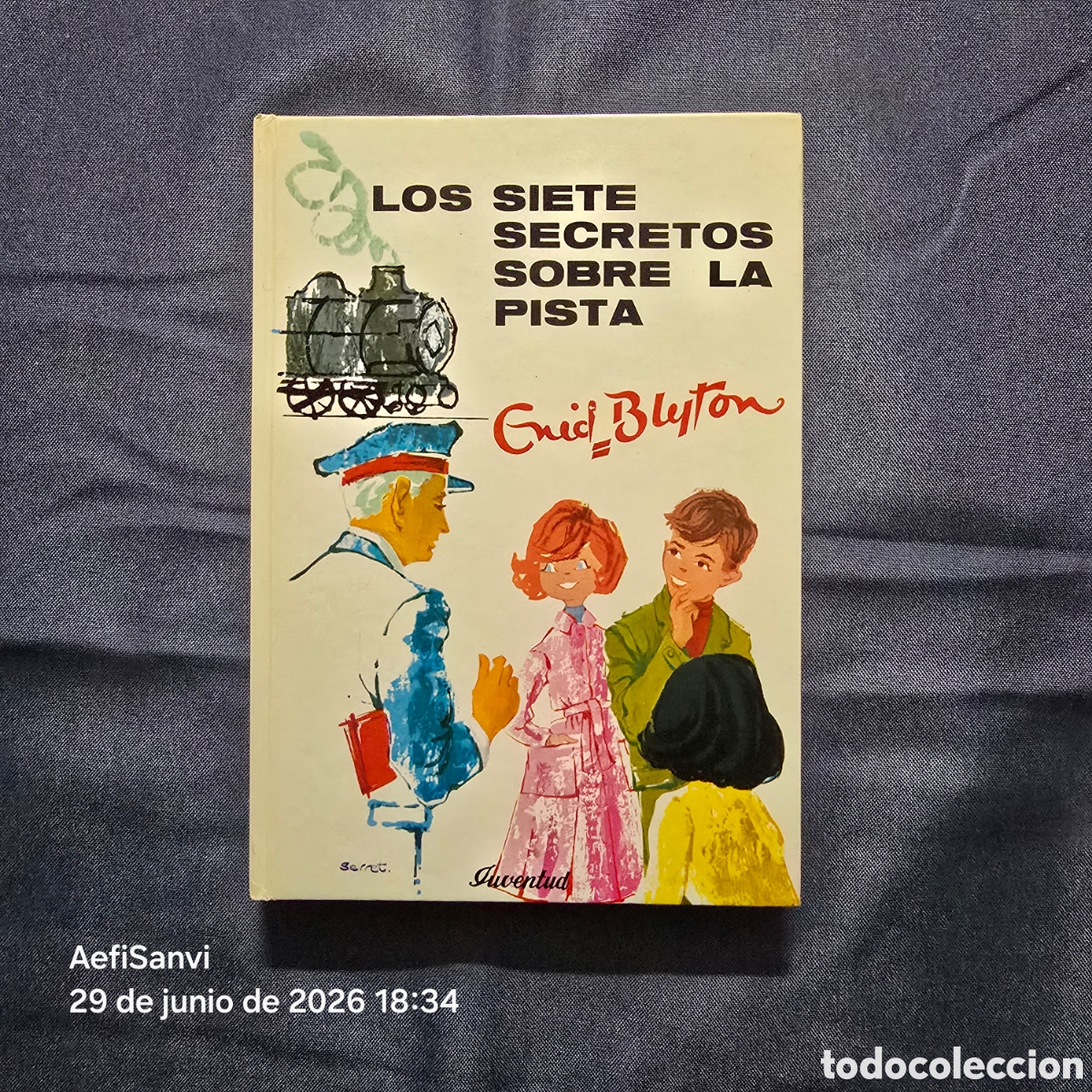 Libros de segunda mano: SIETE SECRETOS 9: LOS SIETE SECRETOS SOBRE LA PISTA (ENID BLYTON) (JUVENTUD)