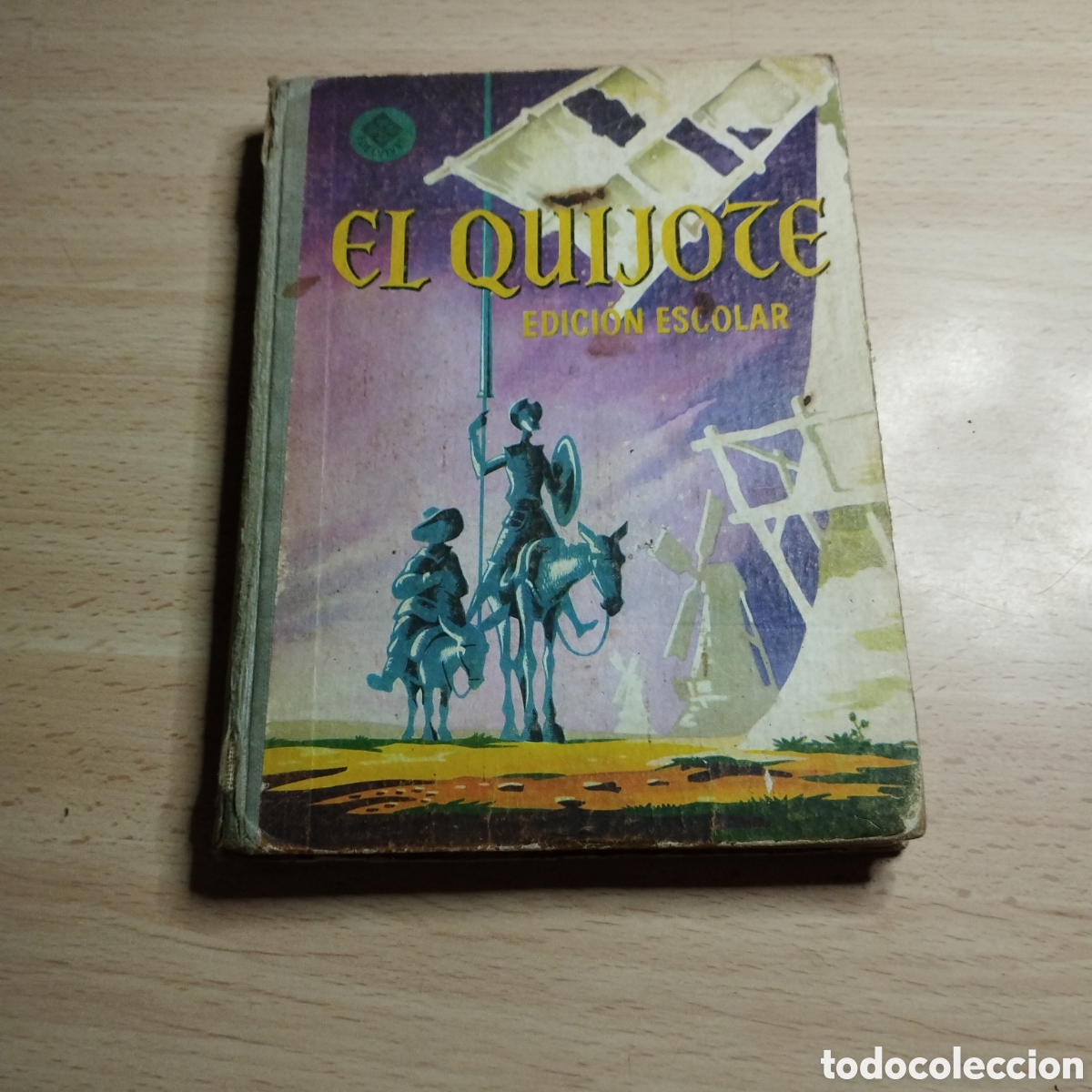 Libros de segunda mano: El Quijote. Edici&oacute;n escolar. 1967. Edelvives.
