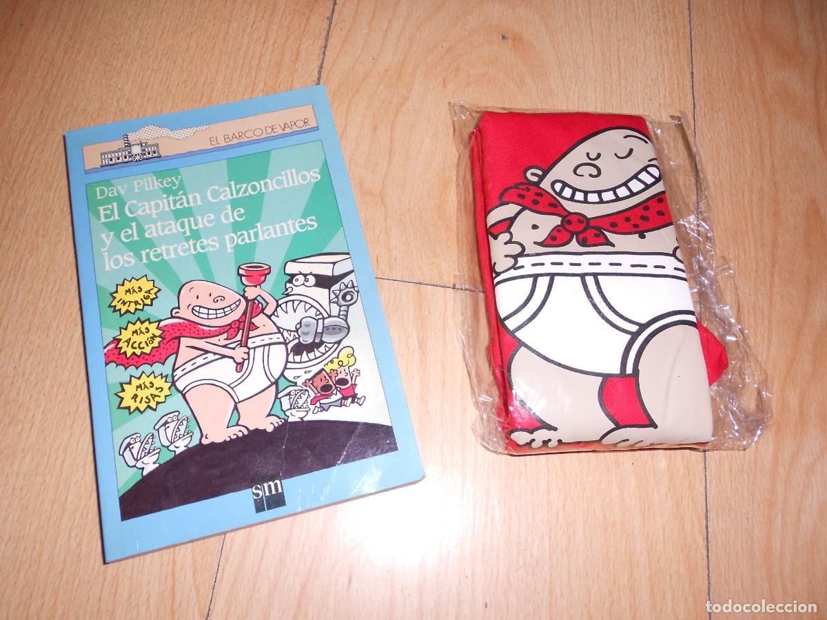 Libros de segunda mano: el CAPITAN CALZONCILLO y el ATAQUE de los RETRETES PARLANTES + CAPA ROJA CAPITAN CALZONCILLOS