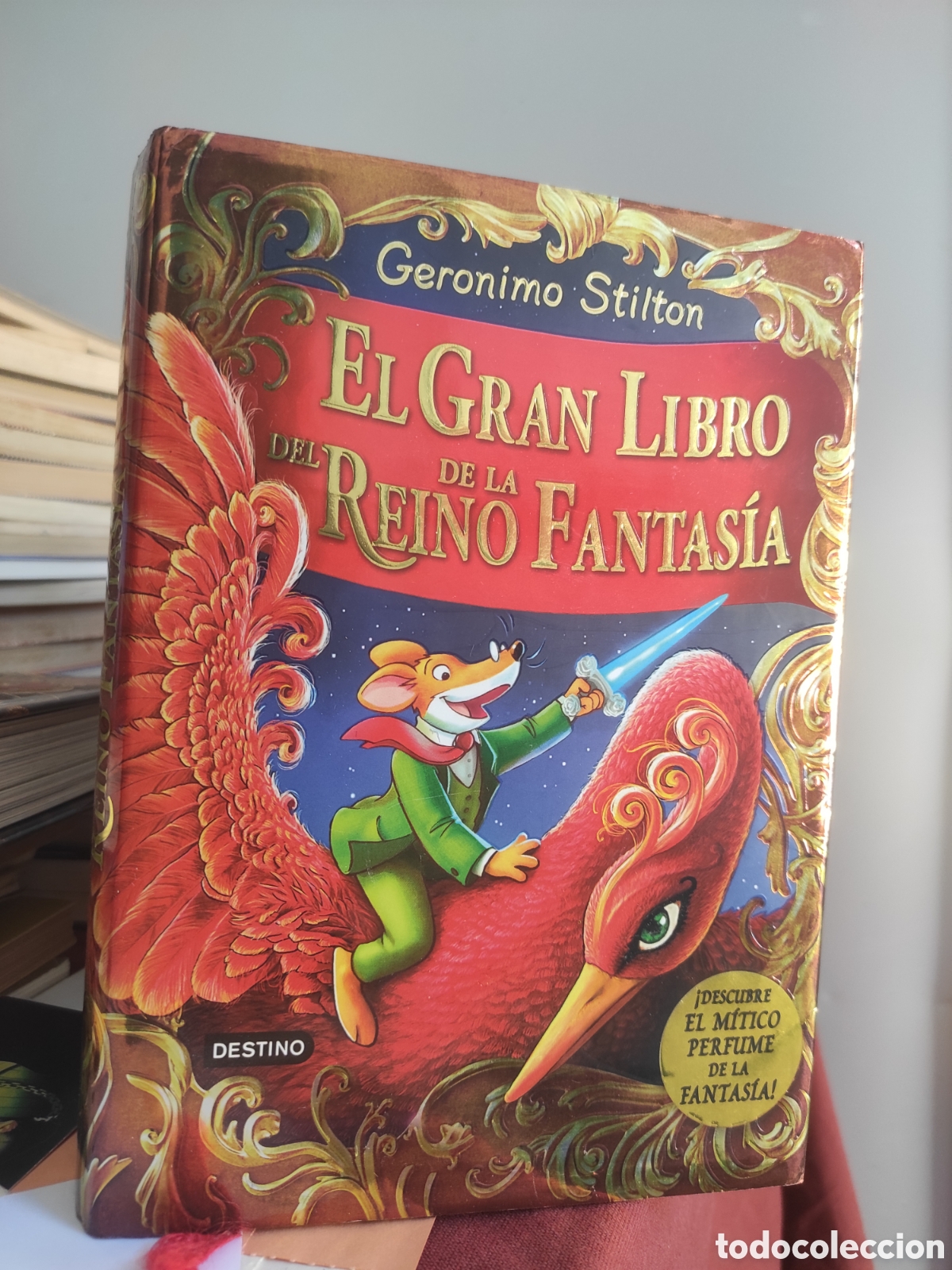 Libros de segunda mano: Geronimo Stilton - El gran libro del Reino de la fantas&iacute;a (PEDIDO MINIMO 10&euro;)