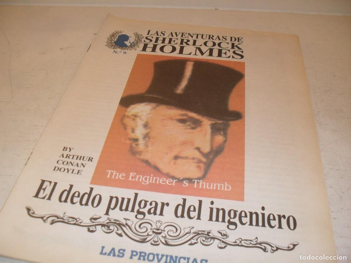 Libros de segunda mano: LAS AVENTURAS DE SHERLOCK HOLMES 9,EL DEDO PULGAR DEL INGENIERO,DE 18,ILUSTRADO,LAS PROVINCIAS,1996