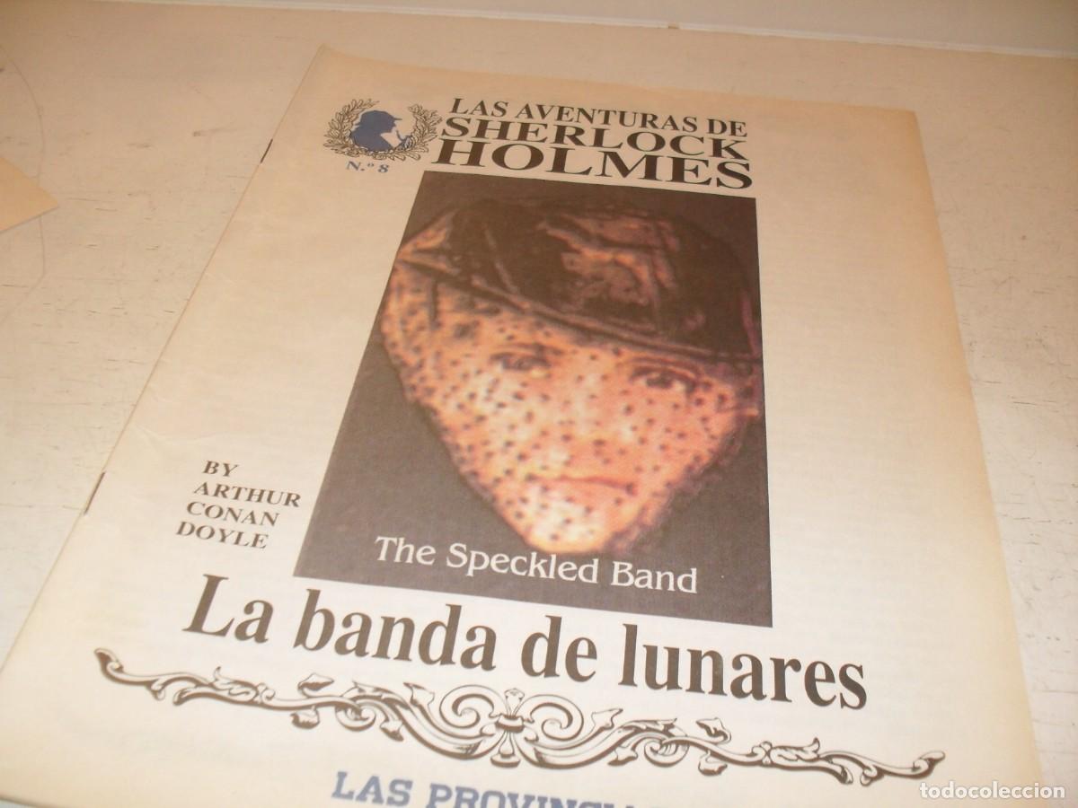 Libros de segunda mano: LAS AVENTURAS DE SHERLOCK HOLMES 8,LA BANDA DE LUNARES,DE 18,ILUSTRADO,LAS PROVINCIAS,1996