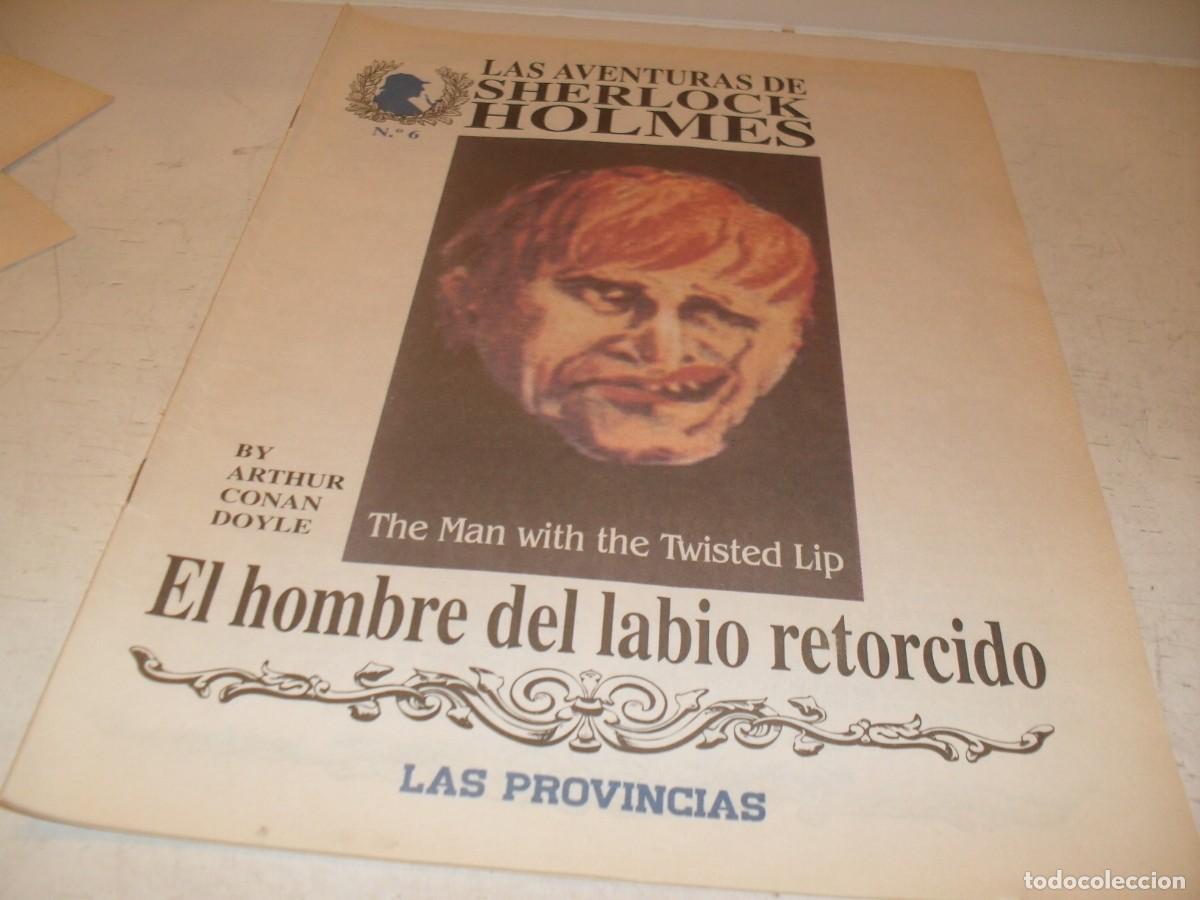 Libros de segunda mano: LAS AVENTURAS DE SHERLOCK HOLMES 6,EL HOMBRE DEL LABIO RETORCIDO,DE 18,ILUSTRADO,LAS PROVINCIAS,1996