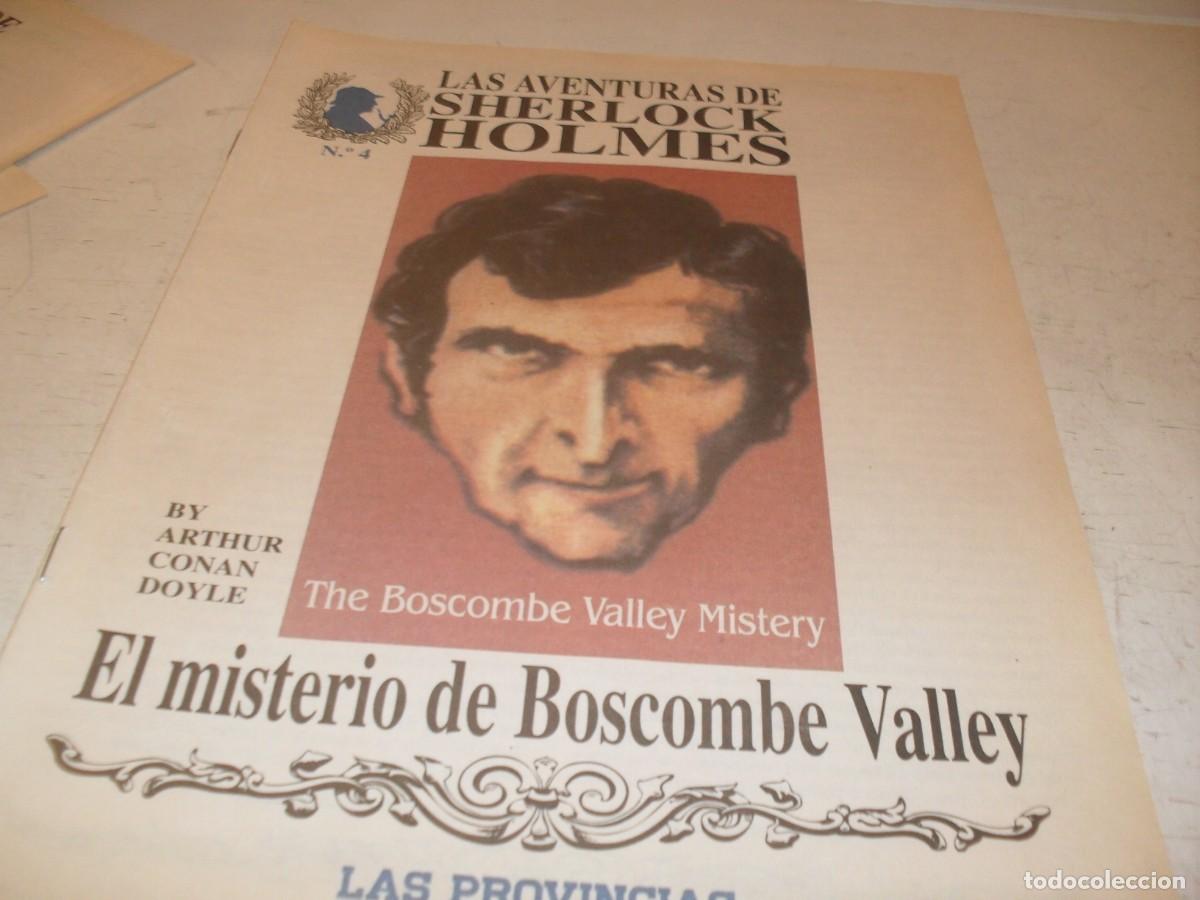 Libros de segunda mano: LAS AVENTURAS DE SHERLOCK HOLMES 4,EL MISTERIO DE BOSCOMBE VALLE,DE 18,ILUSTRADO,LAS PROVINCIAS,1996