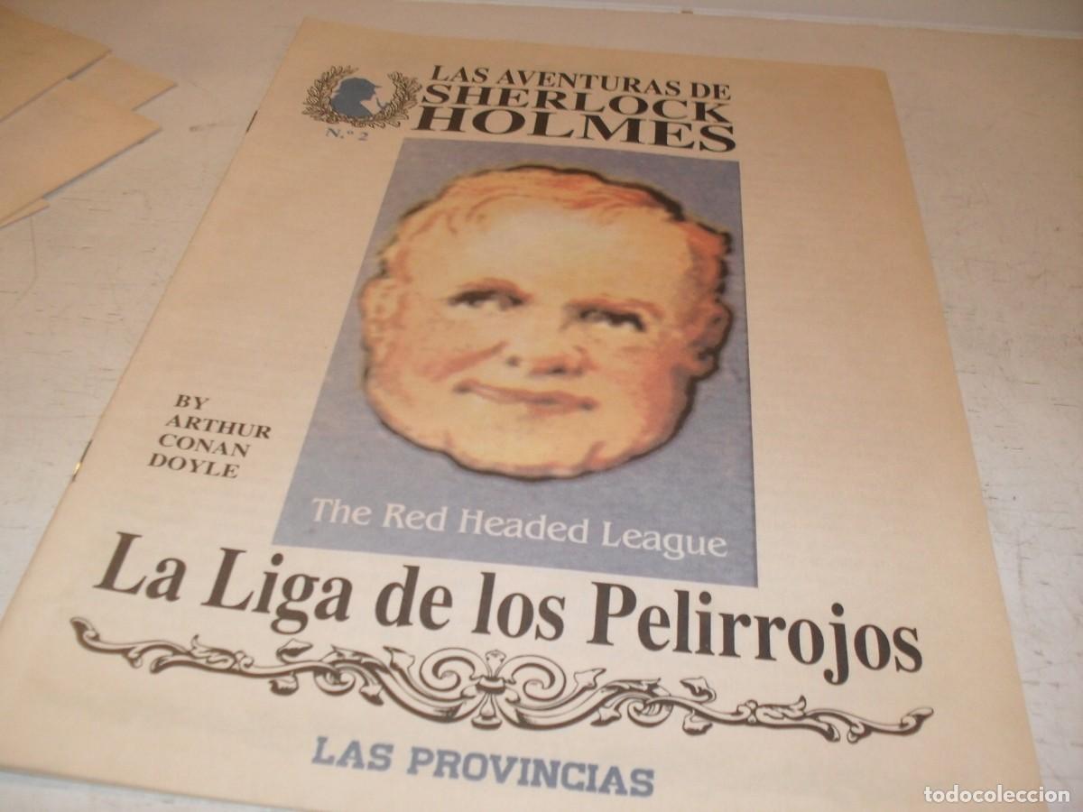 Libros de segunda mano: LAS AVENTURAS DE SHERLOCK HOLMES 2,LA LIGA DE LOS PELIRROJOS,DE 18,ILUSTRADO,LAS PROVINCIAS,1996