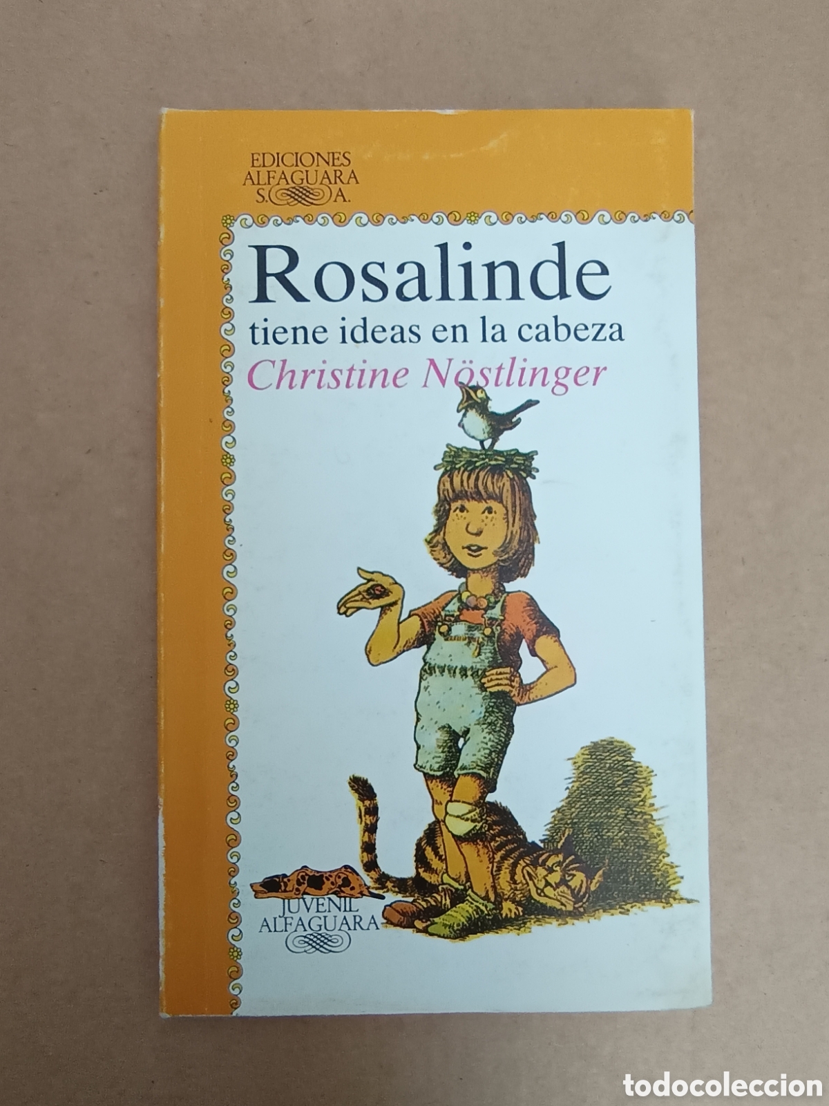 Libros de segunda mano: {&deg;_&deg;} Rosalinde Tiene Ideas en la Cabeza, por Christine N&ouml;stlinger (Alfaguara, 1985).