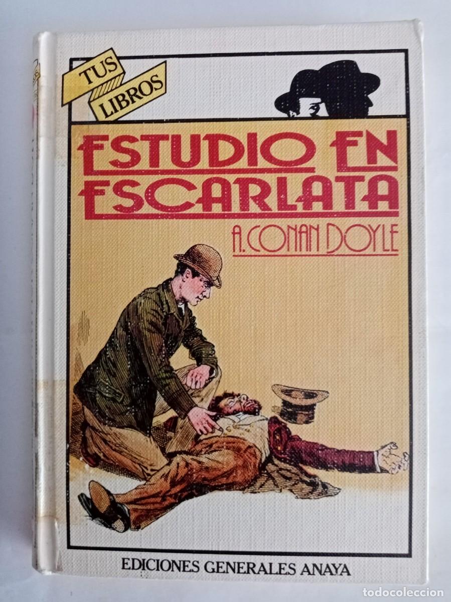 Libros de segunda mano: ESTUDIO EN ESCARLATA . A Conan Doyle ( ANAYA )