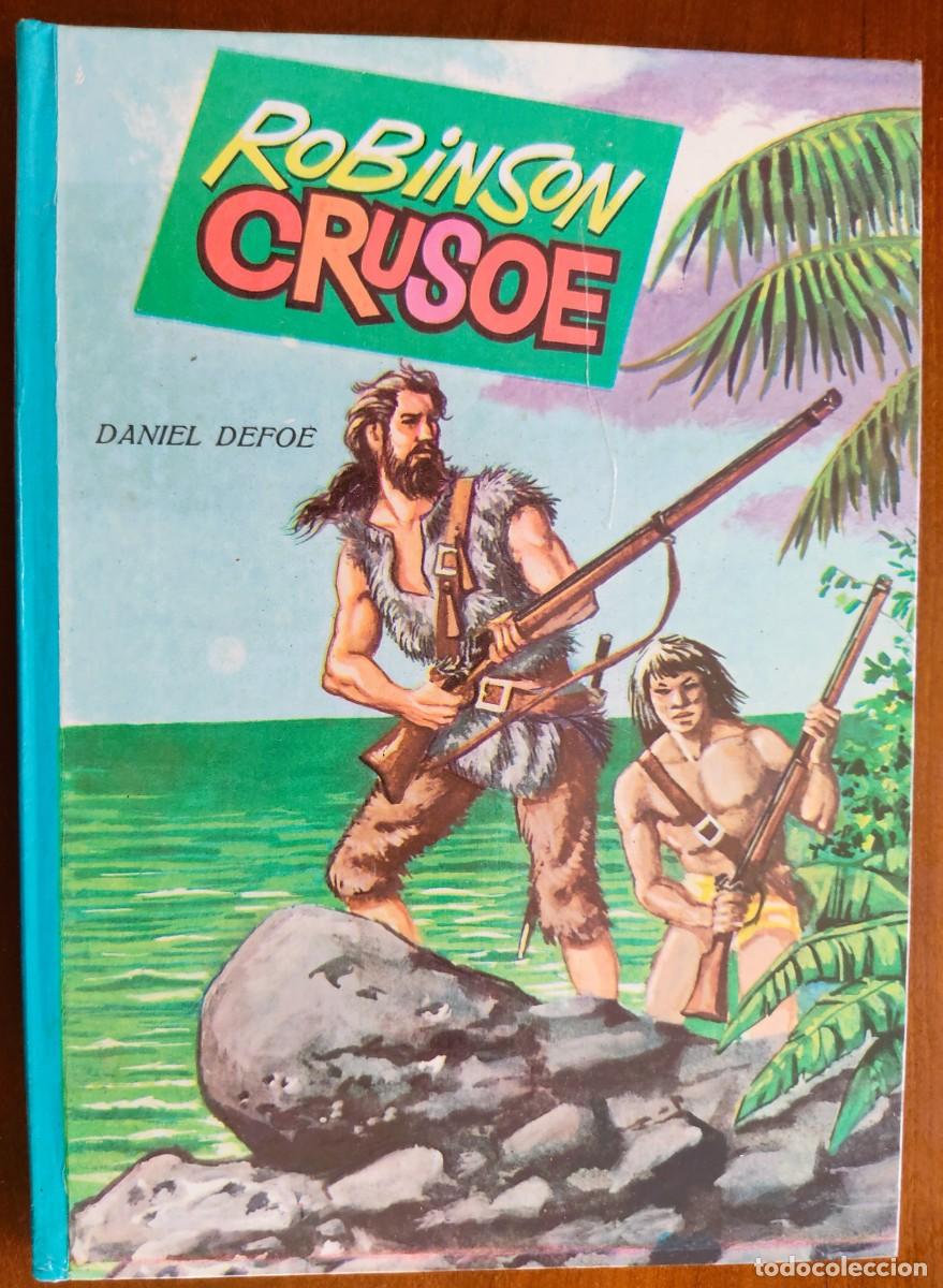 Libros de segunda mano: ROBINSON CRUSOE - DANIEL DEFOE - COLECCI&Oacute;N AMABLE N&ordm; 18 - EDITORIAL VASCO AMERICANA 1966