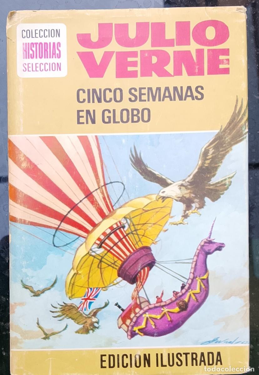 Libros de segunda mano: Julio Verne. Cinco semanas en globo.
