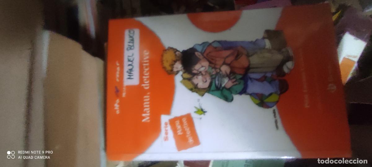 Libros de segunda mano: Libro Manu, detective -Pilar Lozano Carbayo- Ed. Bru&ntilde;o Alta Mar