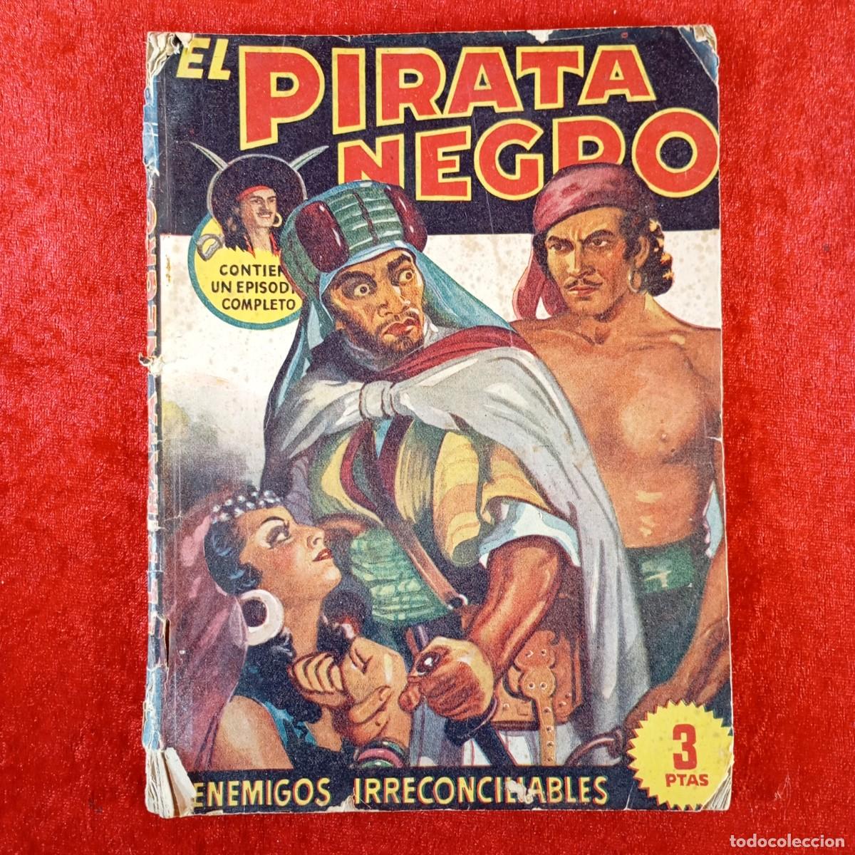 Libros de segunda mano: EL PIRATA NEGRO - ARNALDO VISCONTI - ENEMIGOS IRRECONCILIABLES - BRUGUERA / 2032