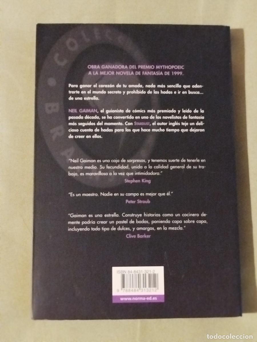 Libros de segunda mano: Stardust. Novela Gaiman - Foto 2