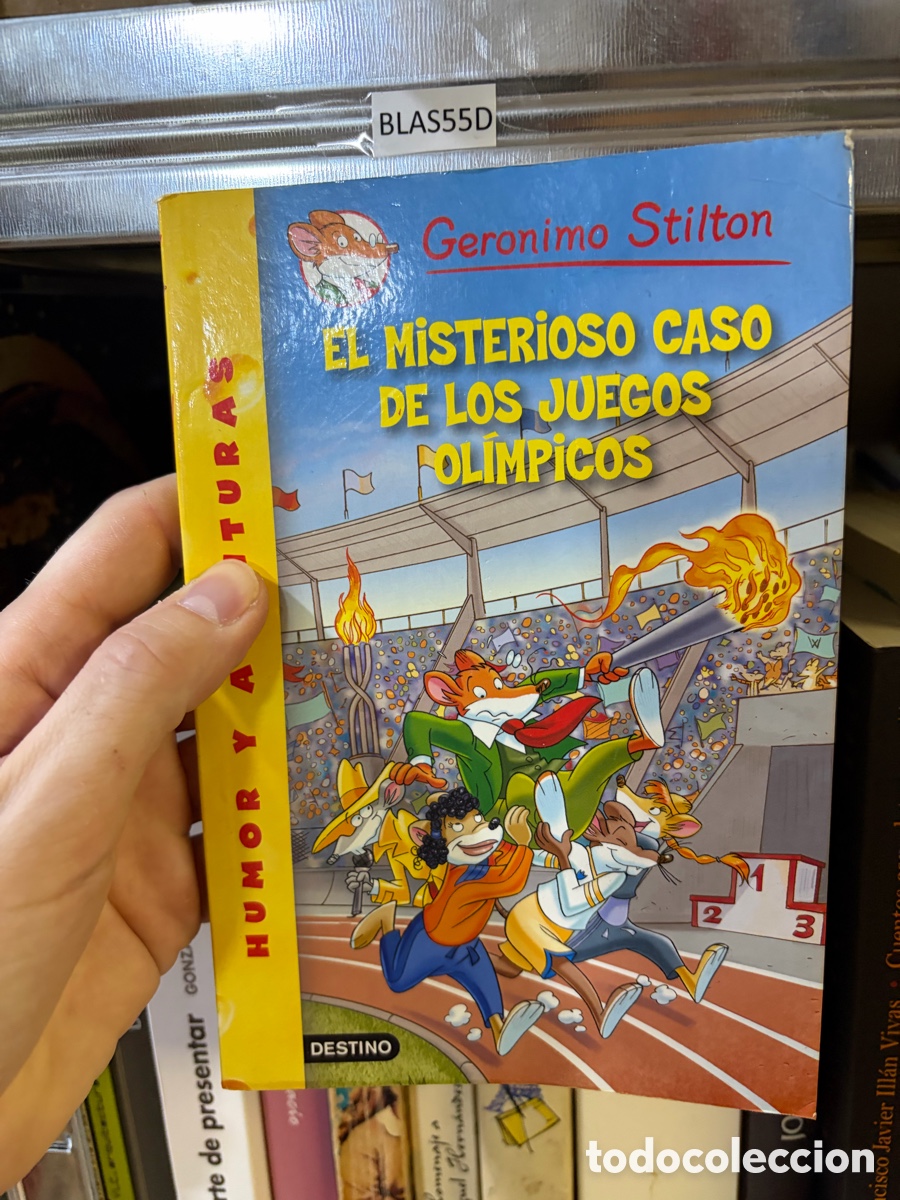 Libros de segunda mano: BLAS55D - Geronimo Stilton EL MISTERIOSO CASO DE LOS JUEGOS FOLIMPICOS