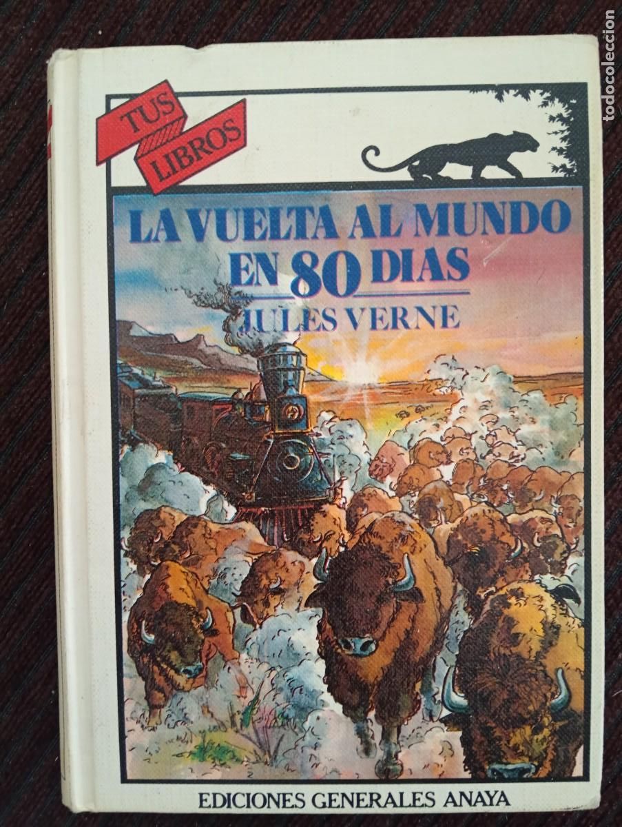 Libros de segunda mano: Jules Verne. La vuelta al mundo en 80 d&iacute;as. Anaya