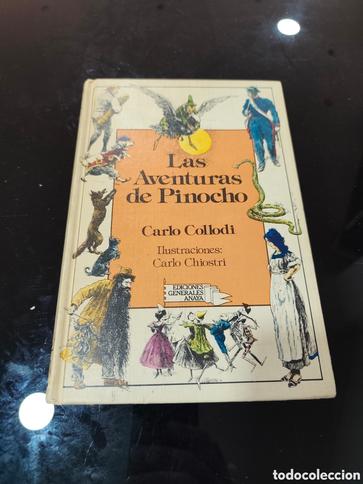 Libros de segunda mano: Las aventuras de Pinocho. Carlo Collodi; ilustraciones por Carlos Chiostri. Anaya Laurin