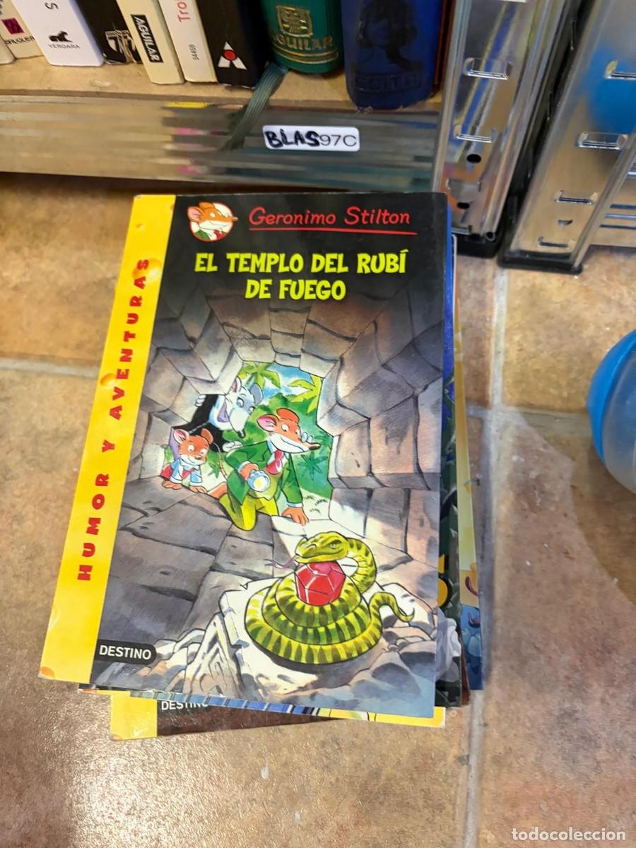 Second hand books: BLAS97C &mdash; El templo del rub&iacute; de fuego &mdash; Geronimo Stilton &mdash; Destino.
