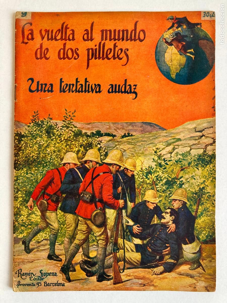 Livros em segunda m&atilde;o: LA VUELTA AL MUNDO DE DOS PILLETES, N&ordm;9 UNA TENTATIVA AUDAZ - R. SOPENA