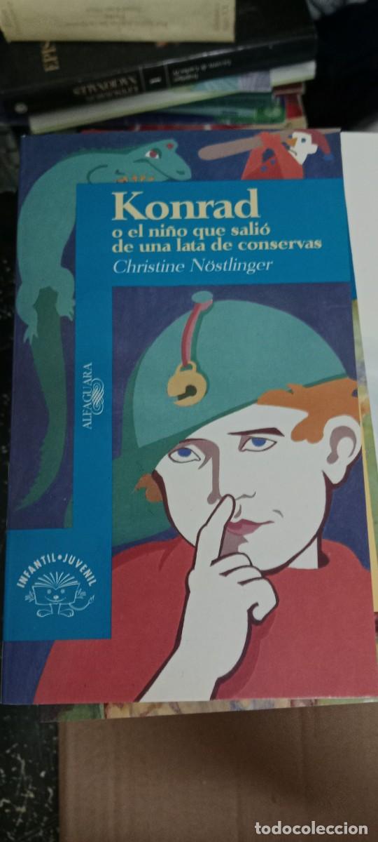 Libros de segunda mano: KONRAD O EL NI&Ntilde;O QUE SALIO DE UNA LATA DE CONSERVAS - POR CHRISTINE N&Ouml;STLINGER LIBRO E-SAN