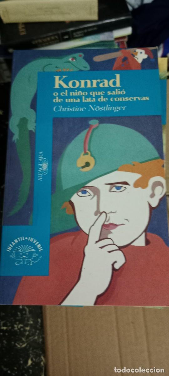 Libros de segunda mano: KONRAD O EL NI&Ntilde;O QUE SALIO DE UNA LATA DE CONSERVAS - POR CHRISTINE N&Ouml;STLINGER LIBRO E-SAN