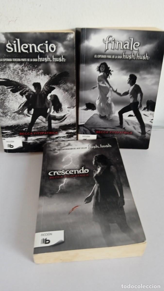 Libros de segunda mano: HUSH, HUSH Tres tomos - CRESCENDO / SILENCIO / FINALE