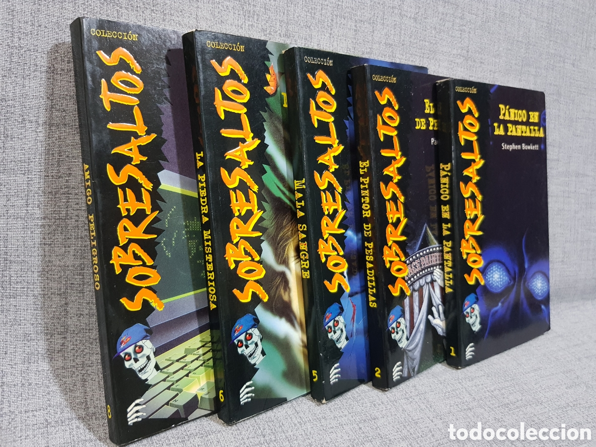 Libros de segunda mano: COLECCI&Oacute;N SOBRESALTOS N⁰ 1-2-5-6-8 ALTEA SANTILLANA 1997