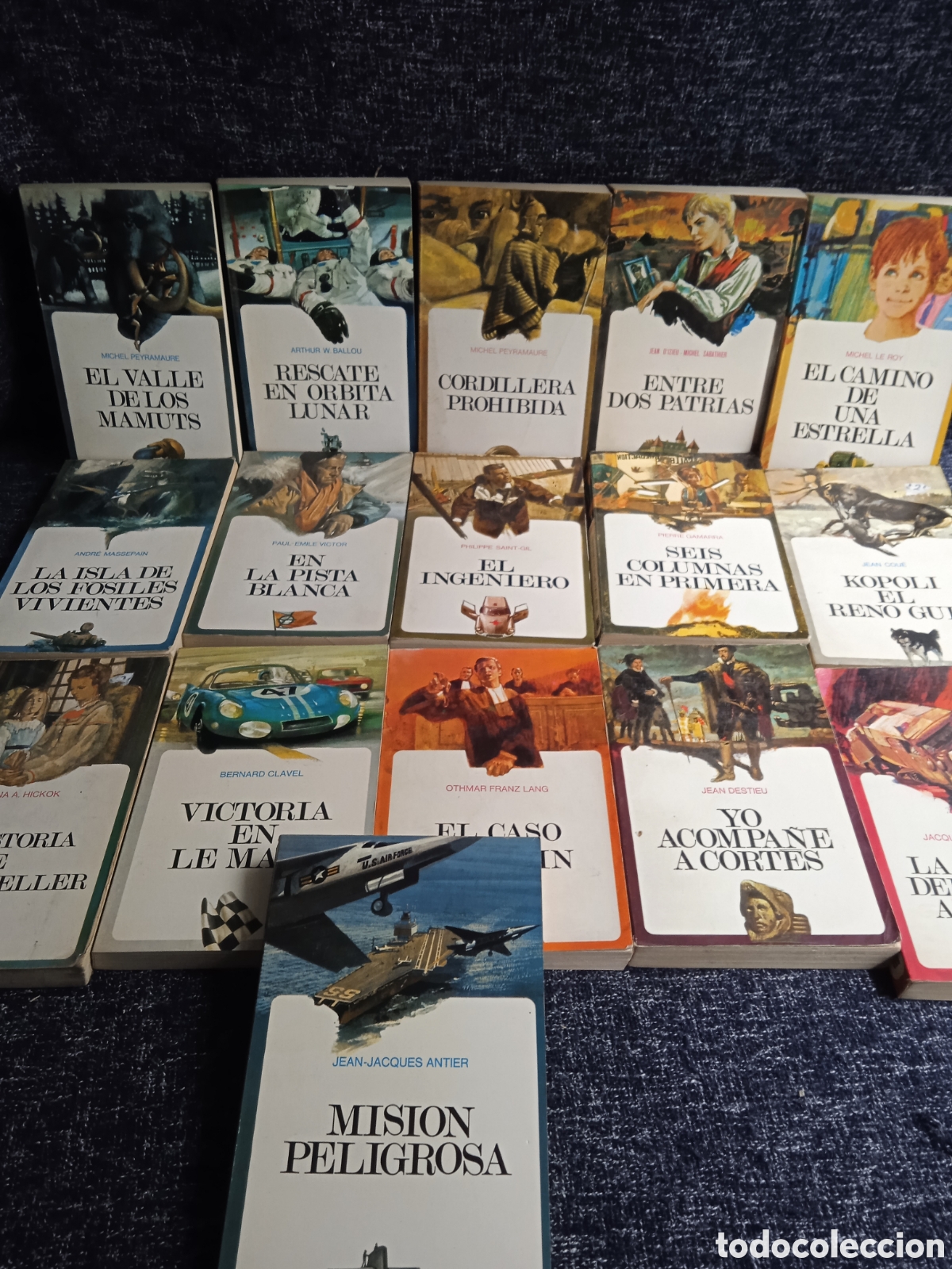 Libros de segunda mano: Colecci&oacute;n Historia y Aventuras. Lote de 16 EJEMPLARES -Ed. Mensajero. A&Ntilde;OS 70