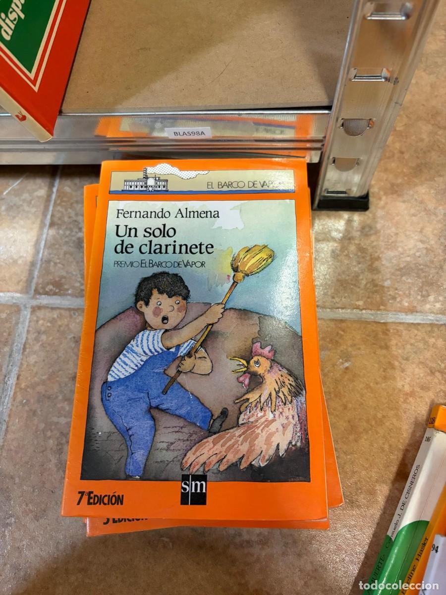 Libros de segunda mano: BLAS98A Fernando Almena &ndash; Un solo de clarinete &ndash; SM, colecci&oacute;n El Barco de Vapor.