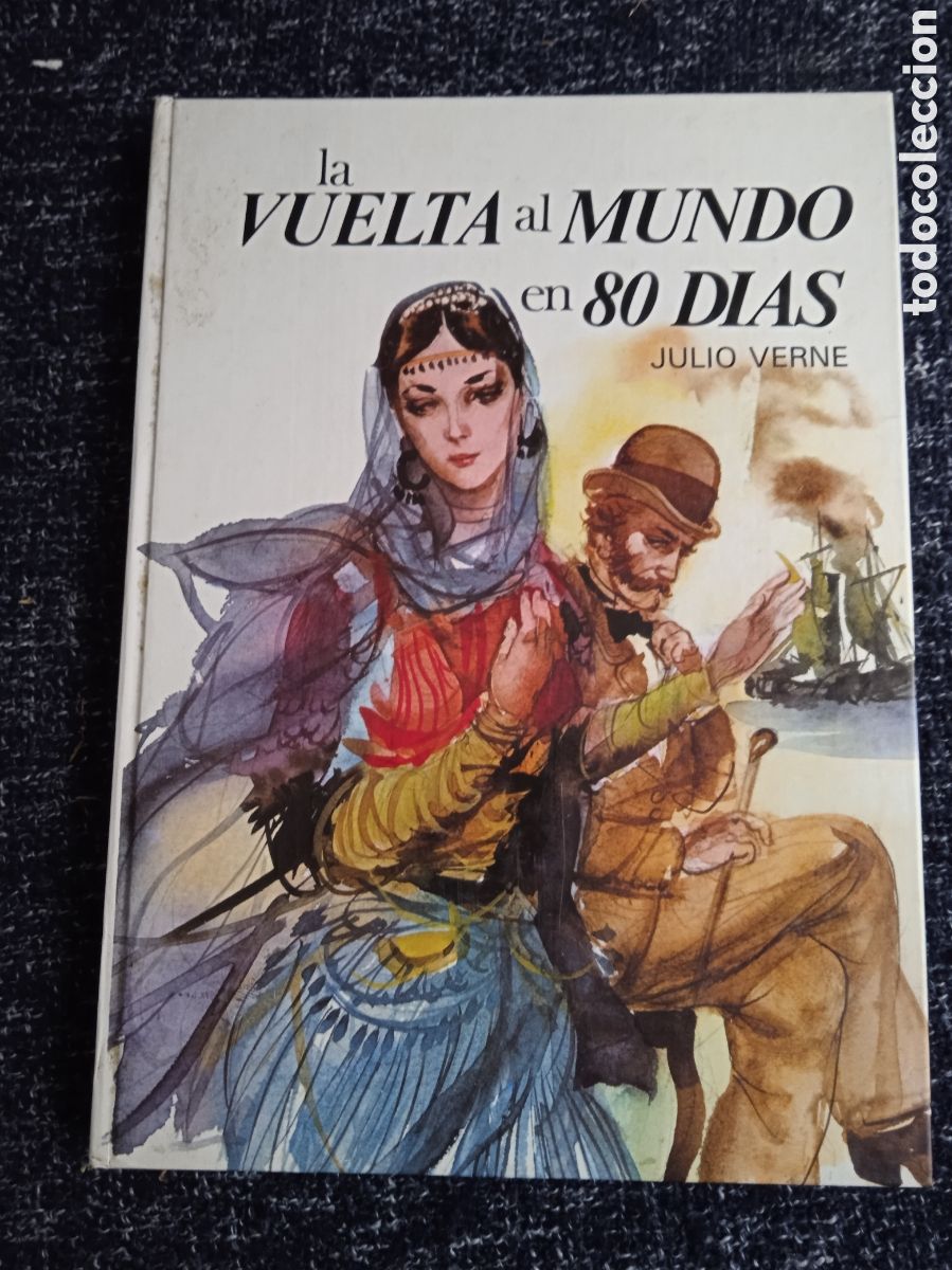 Libros de segunda mano: LA VUELTA AL MUNDO EN 80 D&Iacute;AS / JULIO VERNE -ED. SUSAETA - COLECCI&Oacute;N SAETA