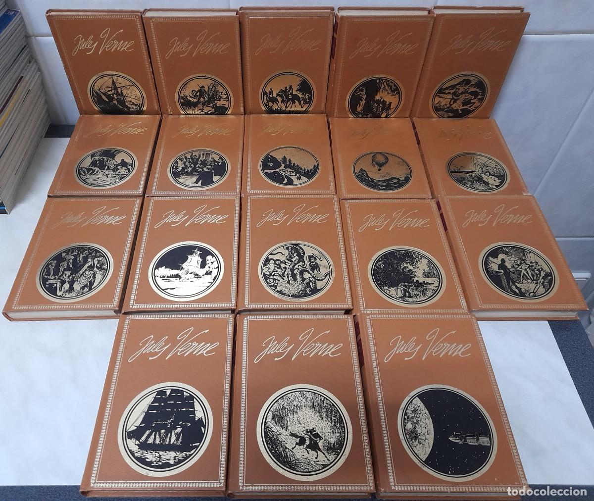 Libros de segunda mano: 18 VOLUMENES DE LA COLECCI&Oacute;N JULIO VERNE DE EDICIONES NAUTA S. A., 1983. FALTAN LOS N&ordm; XI Y EL XV.