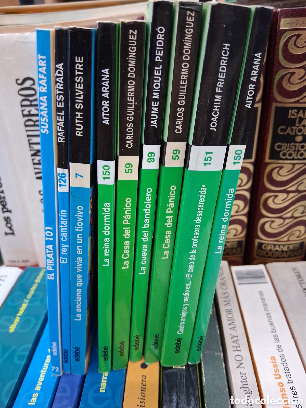 Libros de segunda mano: Lote 9 libros Edebe Tucan juvenil