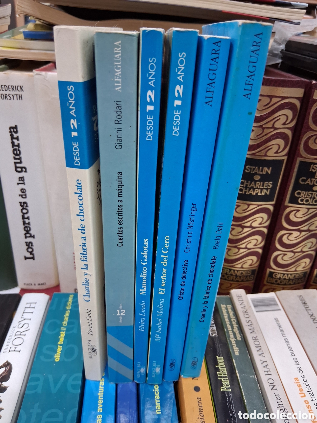 Libros de segunda mano: Lote 6 libros Alfaguara desde 12 a&ntilde;os juvenil