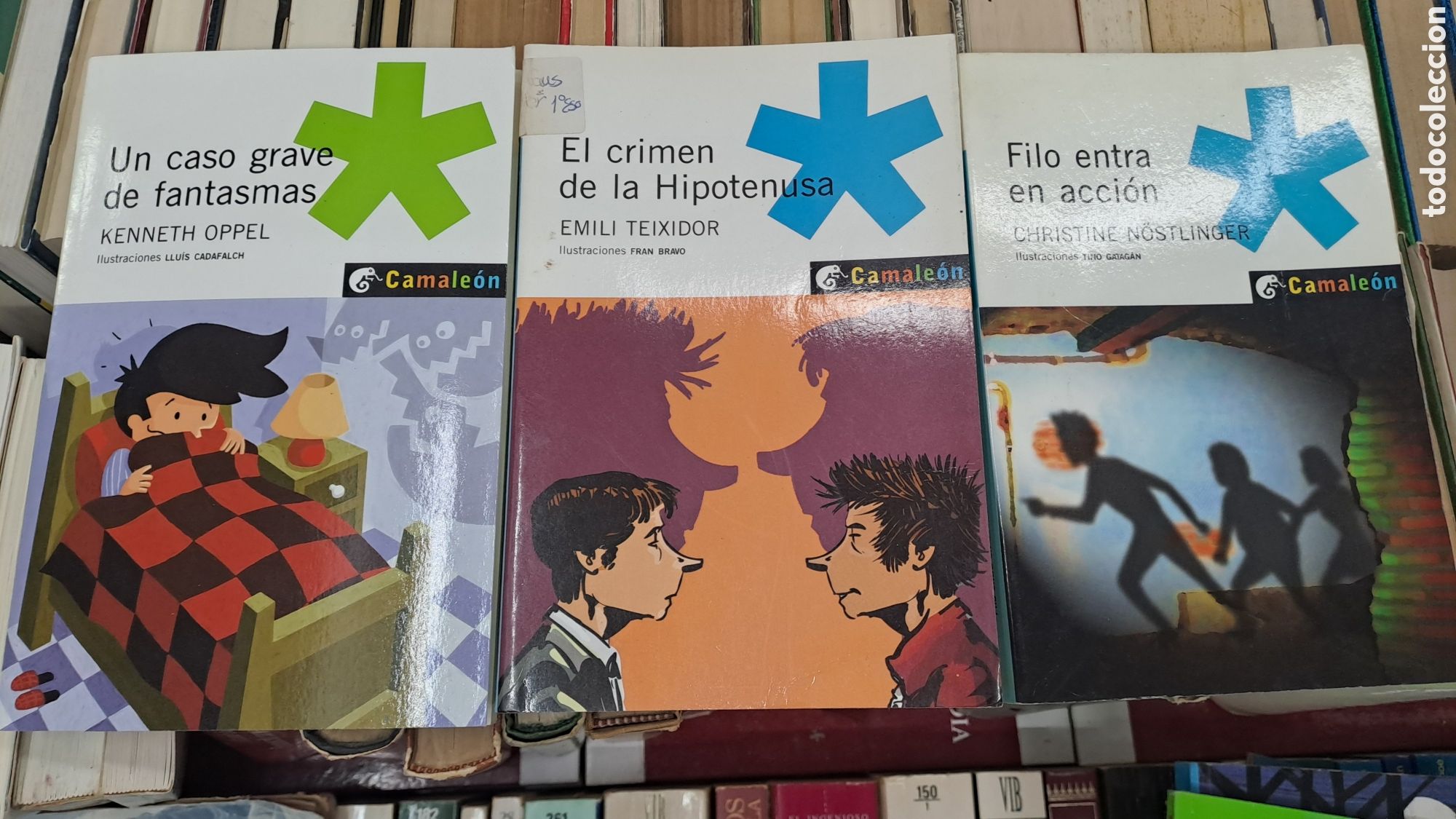 Libros de segunda mano: Lote 3 libros Camale&oacute;n planeta & oxford juvenil