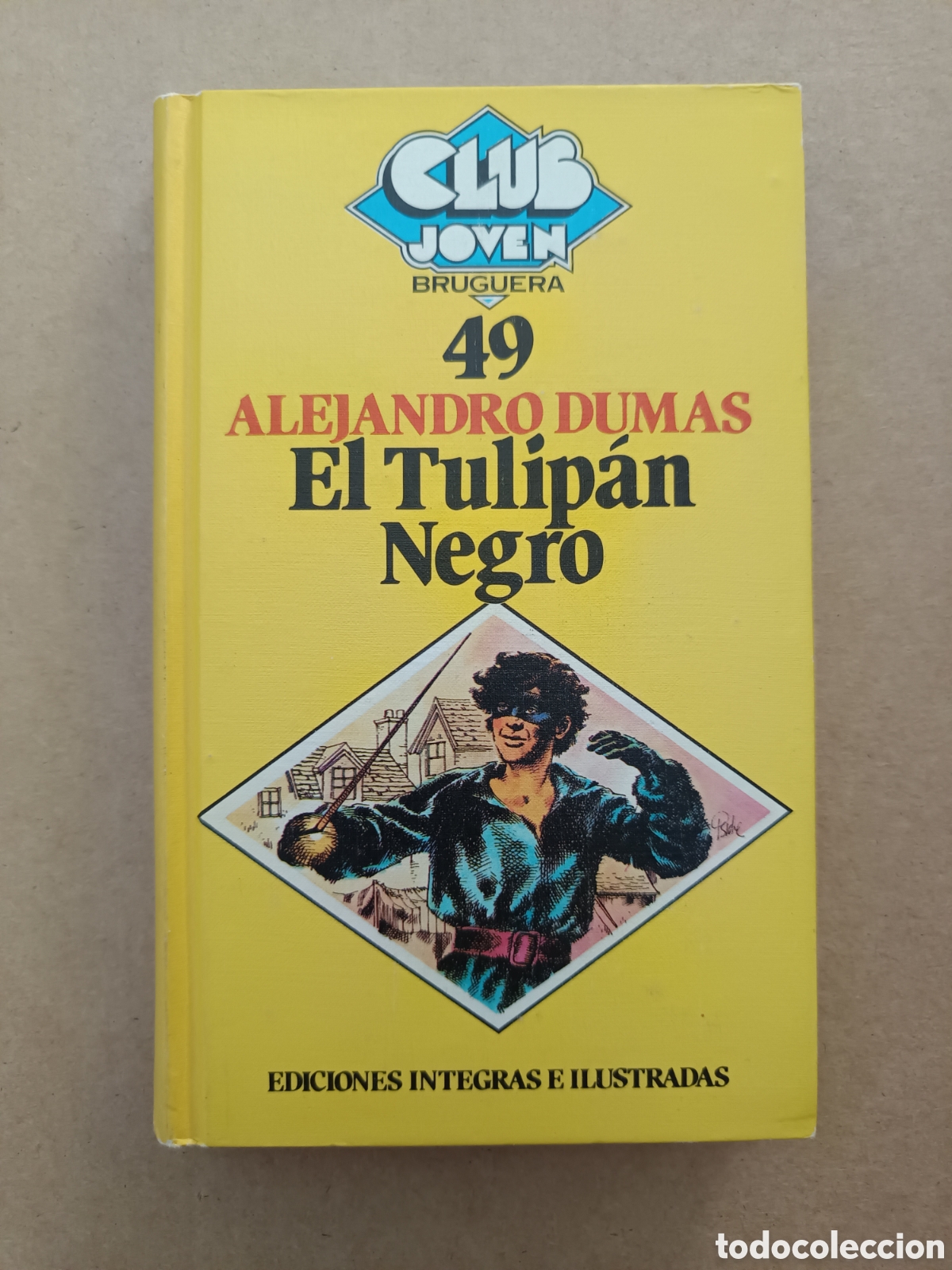 Libros de segunda mano: {&deg;_&deg;} El Tulip&aacute;n Negro, por Alejandro Dumas (Bruguera, 1982). Club Joven n&deg;49. Felipe G. de la Rosa.