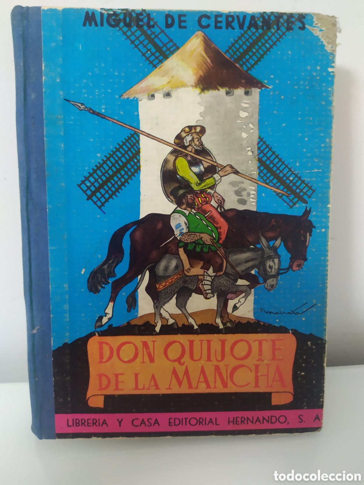 Libros de segunda mano: DON QUIJOTE DE LA MANCHA / MIGUEL DE CERVANTES / LIBRERIA Y CASA EDITORIAL HERNANDO 1969