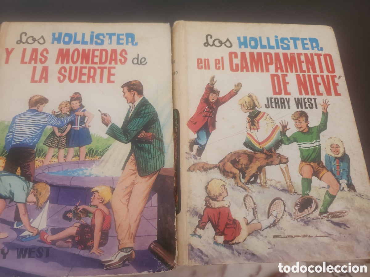 Libros de segunda mano: Lote 2 Los Hollister en el campamento de Nieve y Las monedas de la suerte