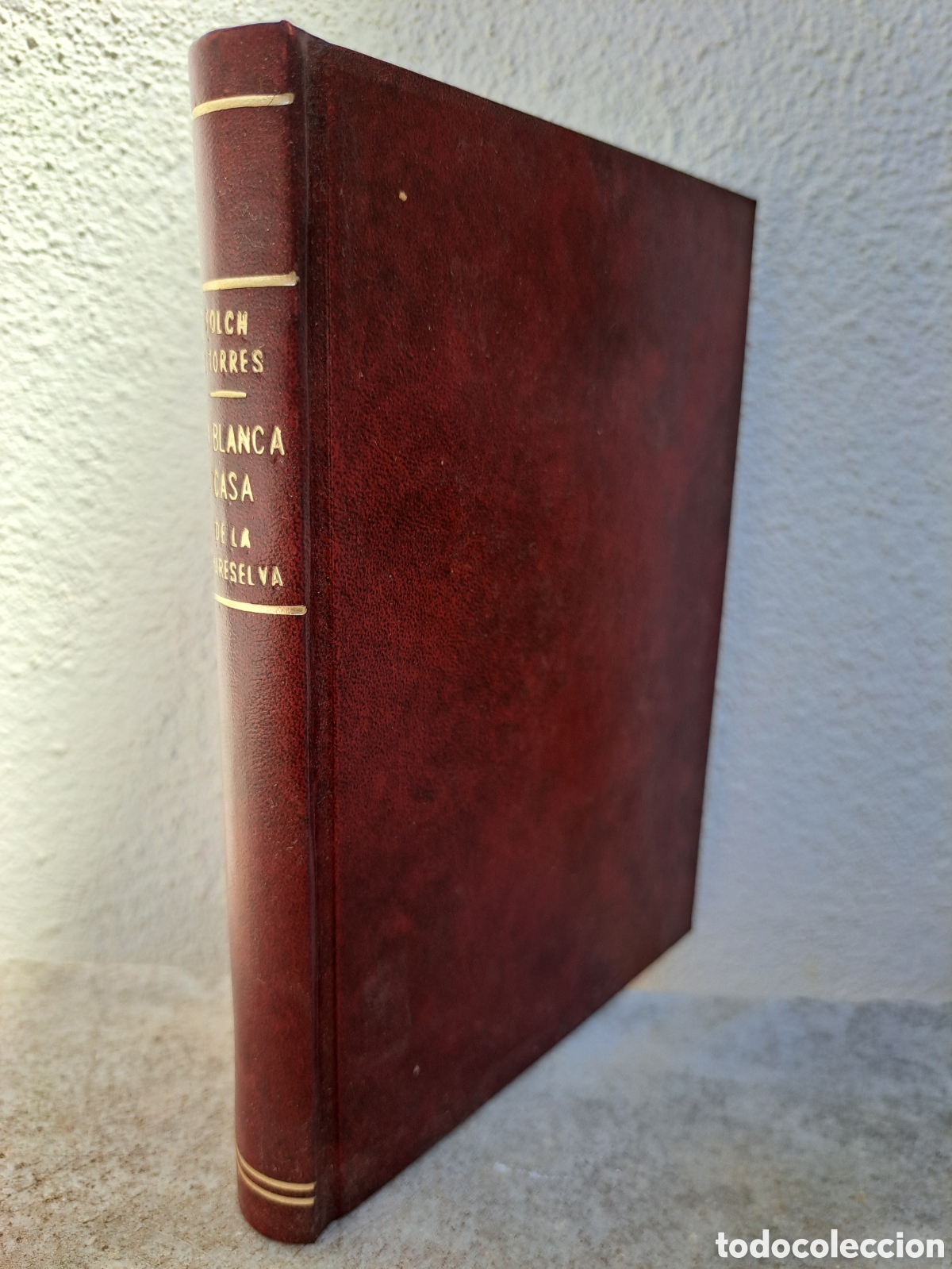 Libros de segunda mano: LA BLANCA CASA DE LA MARESELVA - JOSEP M. FOLCH I TORRES - 1947, ED. BAGU&Ntilde;A, BARCELONA