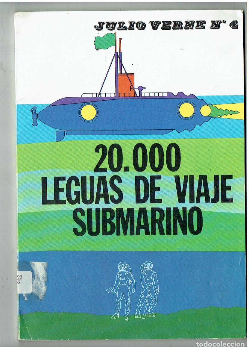 Libros de segunda mano: JULIO VERNE. N&ordm; 4. 20.000 LEGUAS DE VIAJE SUBMARINO. JAIME LIBROS,1974.(ST/PB6)