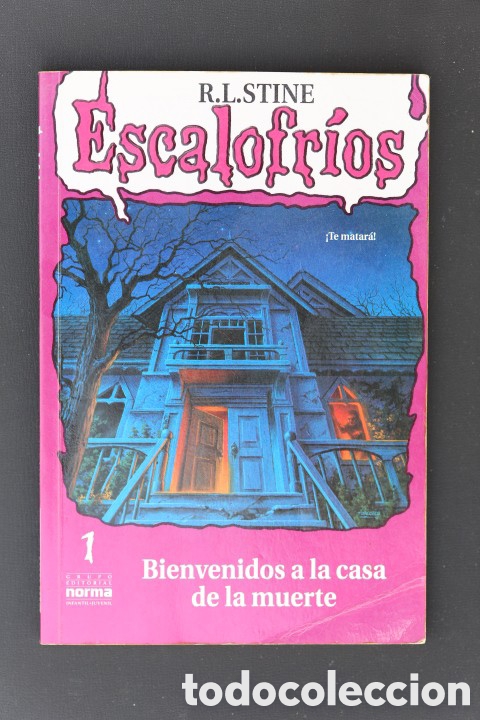 Libros de segunda mano: ESCALOFR&Iacute;OS N&ordm; 1. Bienvenidos a la Casa de la Muerte. R. L. STINE. Norma. 1996.
