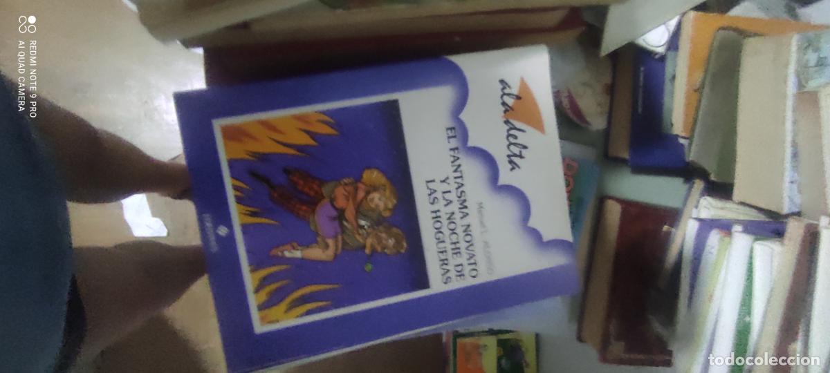 Libros de segunda mano: EL FANTASMA NOVATO Y LA NOCHE DE LAS HOGUERAS - MANUEL L. ALONSO - ALA DELTA - EDELVIVES - 1995