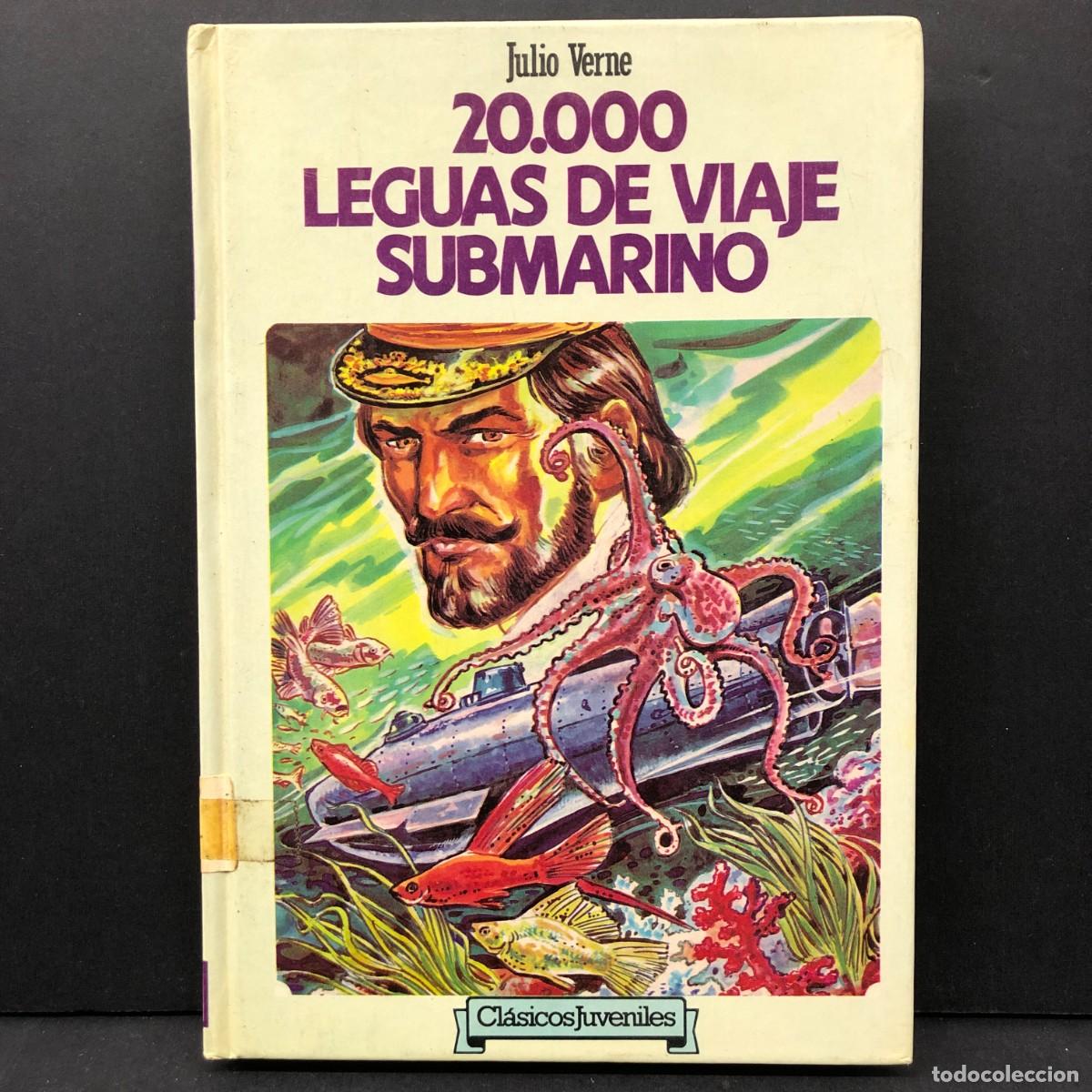 Libros de segunda mano: 20.000 LEGUAS DE VIAJE SUBMARINO - JULIO VERNE - CL&Aacute;SICOS JUVENILES - INTEREDICIONES - 1986 / 4423
