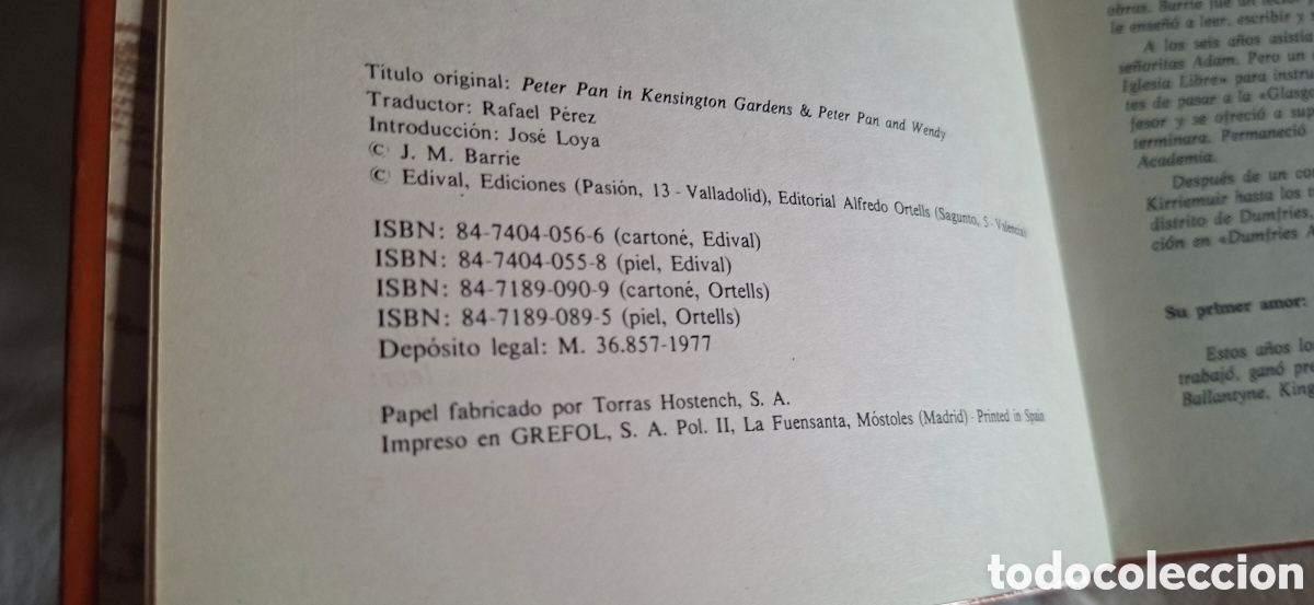 Libros de segunda mano: PETER PAN. Clasicos de la Juventud - Foto 4
