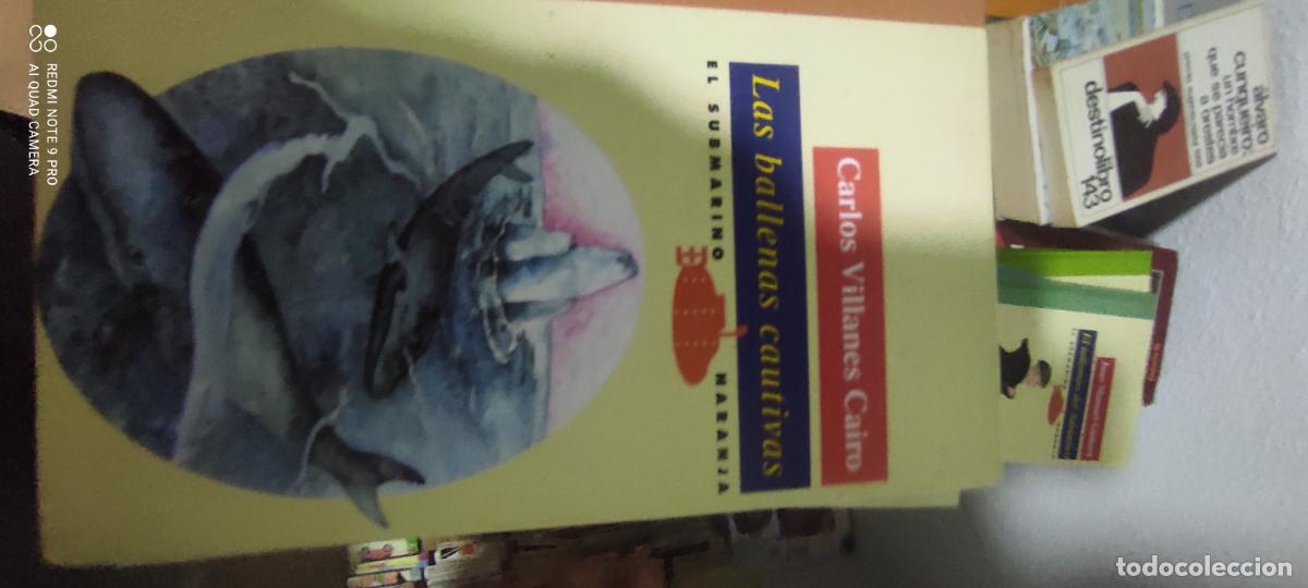 Libros de segunda mano: LAS BALLENAS CAUTIVAS - N&ordm; 46 - CARLOS VILLANES CAIRO - EL SUBMARINO NARANJA - EDICIONES SM.