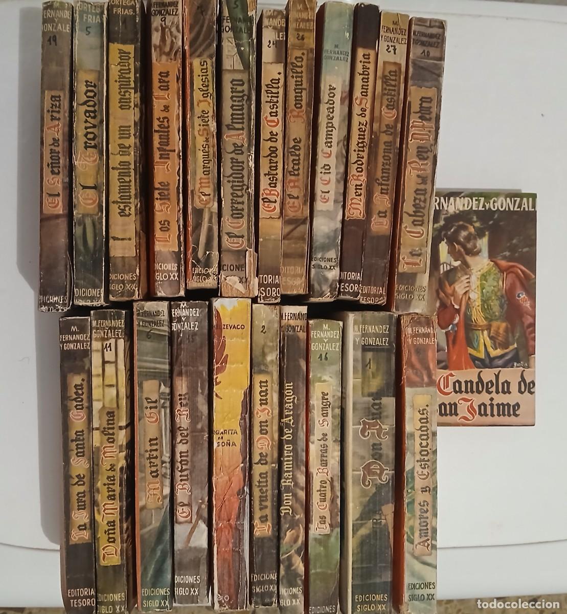 Libros de segunda mano: Colecci&oacute;n de libros de Novelas Hist&oacute;ricas, ediciones siglo xx.