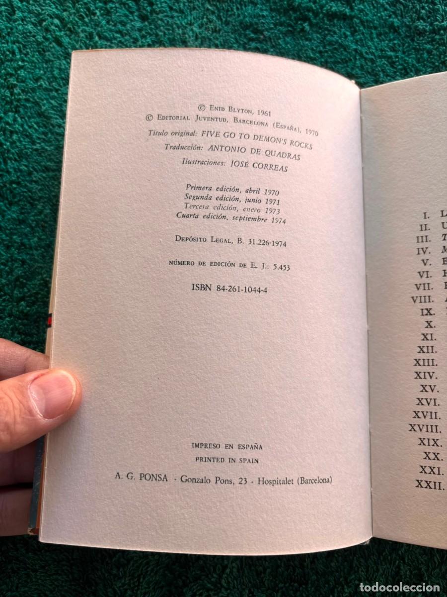Libros de segunda mano: Los cinco en las rocas del diablo n&ordm; 43 - Enid Blyton